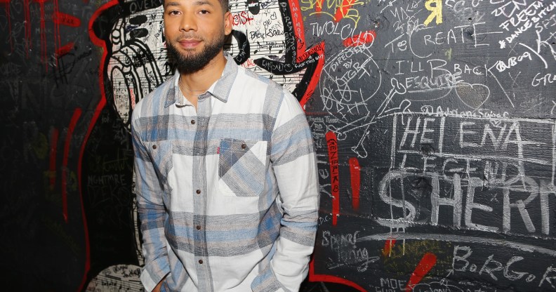 Jussie Smollett attends Espolòn Celebrates Day of the Dead at Academy Nightclub on November 1, 2018 in Hollywood, California.