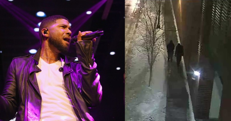 Jussie Smollett attack: police released photos of two potential persons of interest after an attack on the actor.