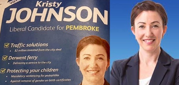 Liberal candidate Kristy Johnson