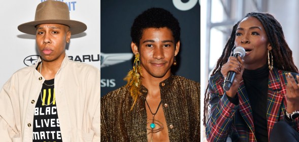 Lena Waithe, Keiynan Lonsdale and Angelica Ross