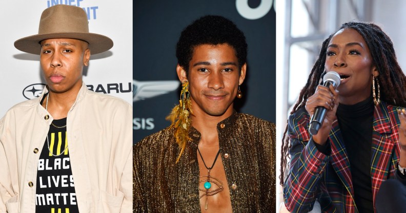 Lena Waithe, Keiynan Lonsdale and Angelica Ross