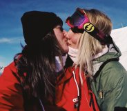 Abbie Eaton, test driver for The Grand Tour, posted a photo of her kissing her girlfriend.