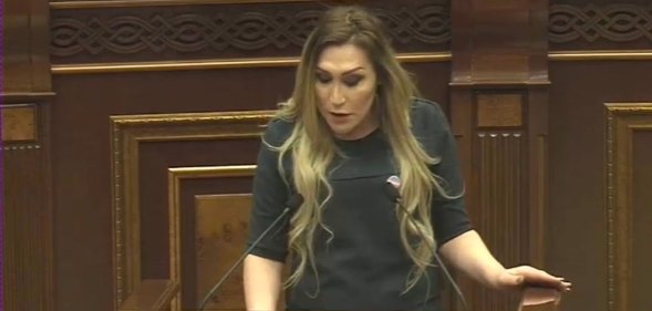 Lilit Martirosyan addressed the Armenian National Assembly
