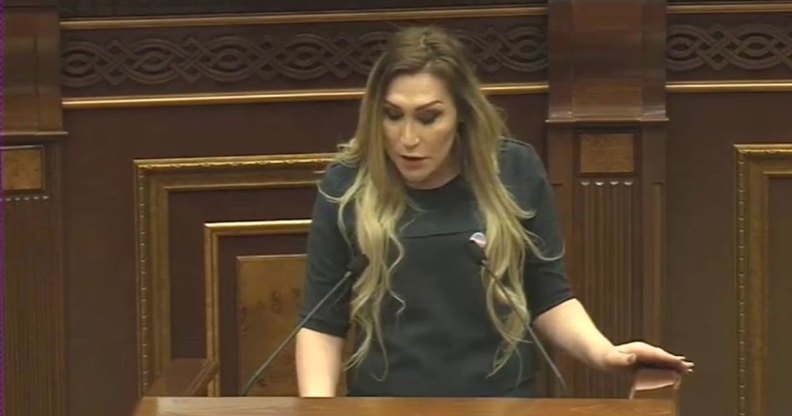 Lilit Martirosyan addressed the Armenian National Assembly