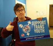 Lesbian journalist Lyra McKee supporting GenderJam NI