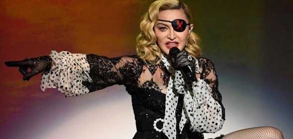 Madonna performs onstage during the 2019 Billboard Music Awards at MGM Grand Garden Arena on May 1, 2019 in Las Vegas, Nevada.