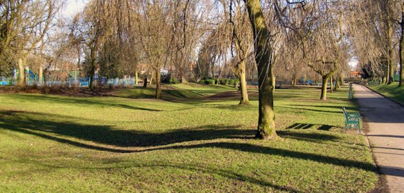 The park where a teen was assaulted in a homophobic attack