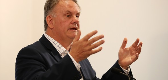 Mark Latham talks during the launch of his book on October 5, 2017 in Sydney, Australia.