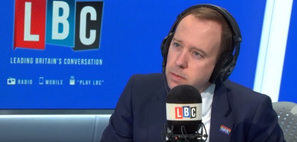 Health Secretary Matt Hancock