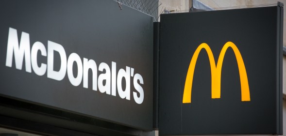 File photo. A branch of McDonald's.