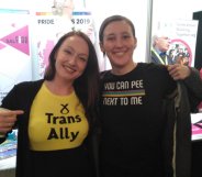 Mhairi Black, the SNP MP for Paisley & Renfrewshire South, has been praised for her trans-inclusive t-shirt. (Twitter/@ScottishTrans)