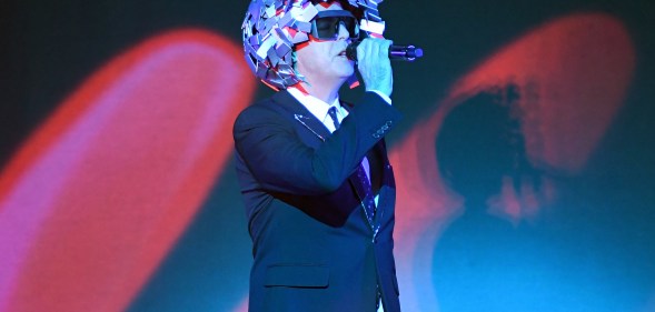 Musician Neil Tennant of Pet Shop Boys performs onstage at The Theater at Madison Square Garden on November 12, 2016 in New York City.