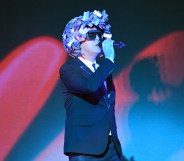 Musician Neil Tennant of Pet Shop Boys performs onstage at The Theater at Madison Square Garden on November 12, 2016 in New York City.