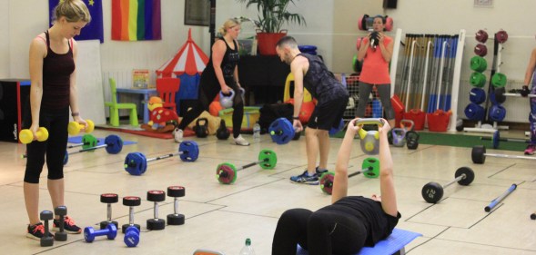 Projekt 42 is offering free gym classes for trans and non-binary people in the UK