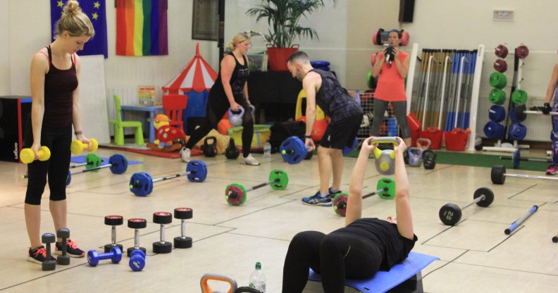 Projekt 42 is offering free gym classes for trans and non-binary people in the UK