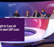 All of the Question Time panellists supported LGBT-inclusive education
