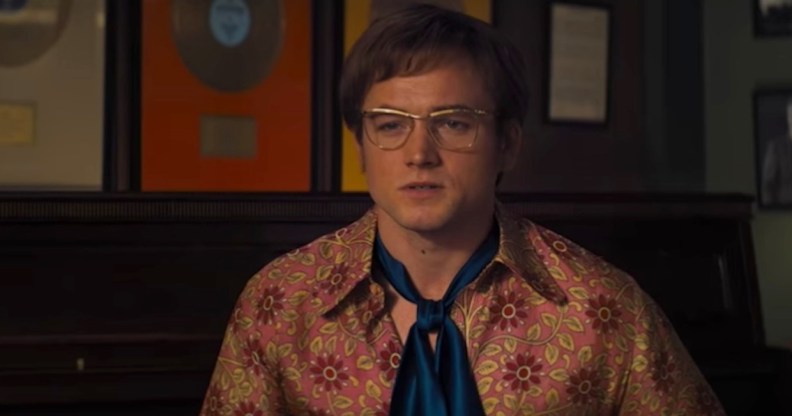 Taron Egerton as Elton John in Rocketman