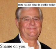 Kansas lawmaker Rep Ron Highland, who was publicly shamed by his LGBT daughter