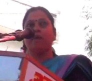 Sadhana Singh was recorded making the comments