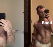 Sam Smith showed off his body on Instagram