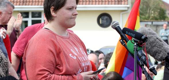 Sara Canning, partner of killed journalist Lyra McKee