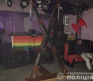 Gay club in Ukraine raided by police.