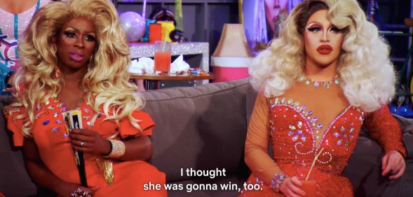 The queens are in shock as Vanjie fails to win.