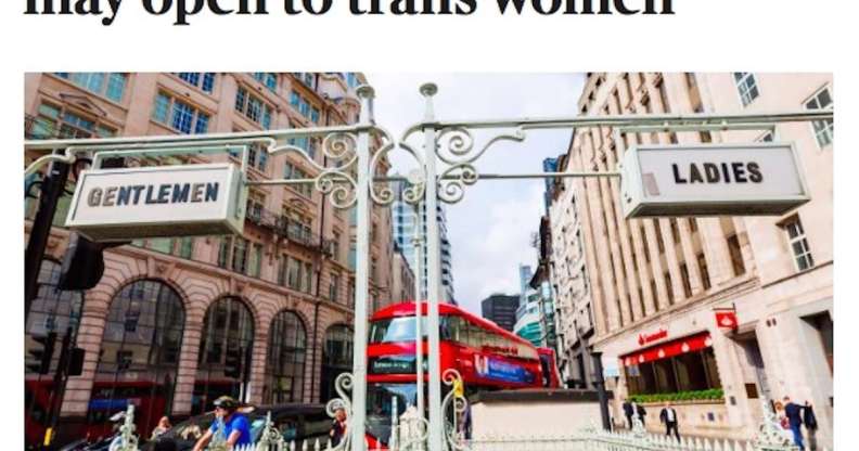 Ladies’ loos at City landmarks may open to trans women. Sunday Times Article