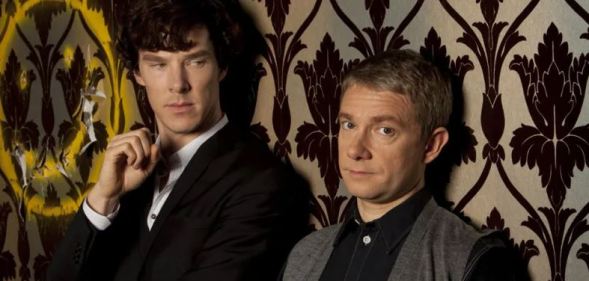 Sherlock (Benedict Cumberbatch) and John Watson (Martin Freeman)
