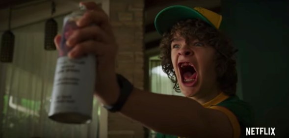 Dustin from Stranger Things. (Netflix/YouTube)