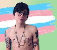 Transgender YouTuber Ryan Cassata reveals his chest after top surgery (PinkNews)