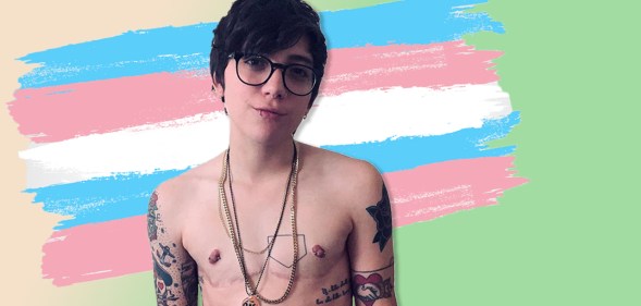 Transgender YouTuber Ryan Cassata reveals his chest after top surgery (PinkNews)