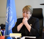 United Nations (UN) High Commissioner for Human Rights Michelle Bachelet on September 3, 2018 in Geneva.