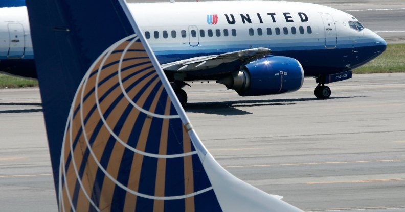 A United Airlines aircraft at Ronald Reagan National Airport August 16, 2006 in Washington, DC.