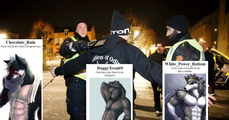 Wolves of Odin is a splinter group from Soldiers of Odin, a European white nationalist group pictures with police in Norway in 2016.