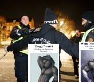 Wolves of Odin is a splinter group from Soldiers of Odin, a European white nationalist group pictures with police in Norway in 2016.