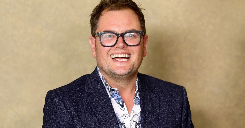 Alan Carr smiling