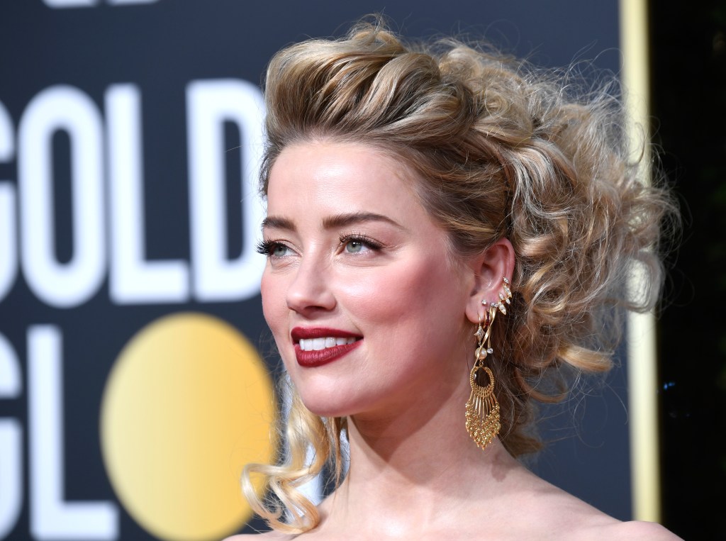 Amber Heard, who came out as bisexual in 2010, attends the 76th Annual Golden Globe Awards at The Beverly Hilton Hotel on January 6, 2019 in Beverly Hills, California