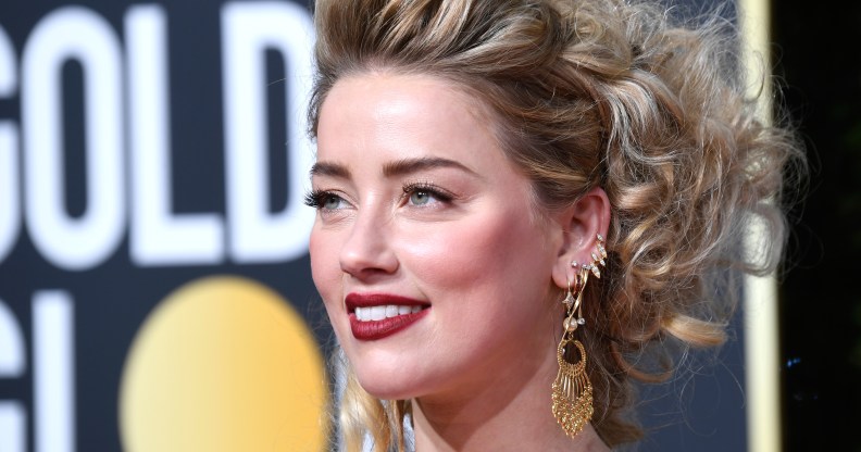 Amber Heard, who came out as bisexual in 2010, attends the 76th Annual Golden Globe Awards at The Beverly Hilton Hotel on January 6, 2019 in Beverly Hills, California