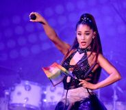 Ariana Grande performs with NSYNC at Coachella