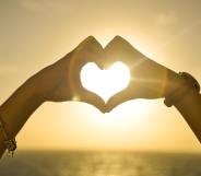 10 Valentine's Day quotes: hands making a heart