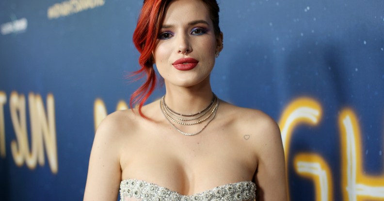 Bella Thorne attends the premiere of Global Road Entertainment's "Midnight Sun" at ArcLight Hollywood on March 15, 2018 in Hollywood, California