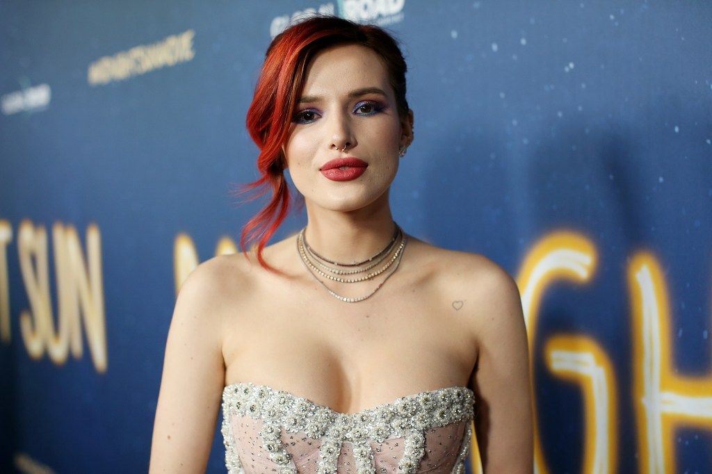 Bella Thorne attends the premiere of Global Road Entertainment's "Midnight Sun" at ArcLight Hollywood on March 15, 2018 in Hollywood, California