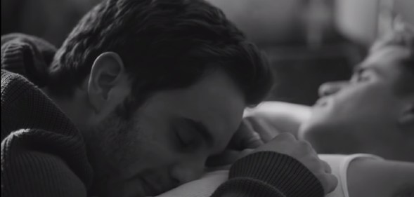 Ben Platt with Charlie Carver in his "Ease My Mind" music video