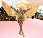 Billy Porter in gold at Met Gala 2019