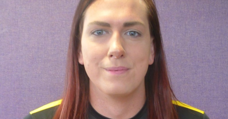 Transgender football player Blair Hamilton