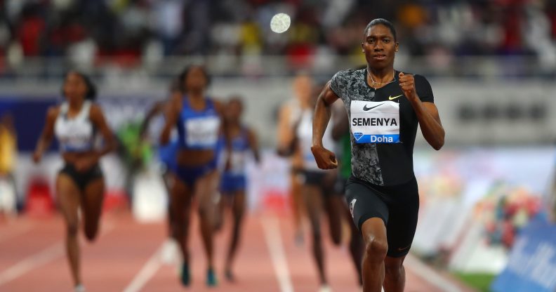 Caster Semenya running