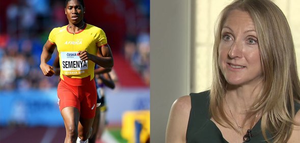 Caster Semenya and Paula Radcliffe