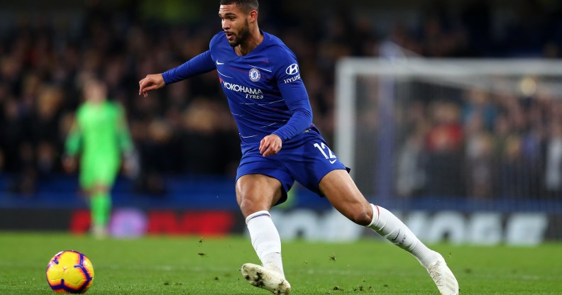 Ruben Loftus-Cheek of Chelsea during the Premier League match between Chelsea FC and Leicester City at Stamford Bridge on December 22 2018