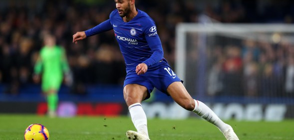 Ruben Loftus-Cheek of Chelsea during the Premier League match between Chelsea FC and Leicester City at Stamford Bridge on December 22 2018